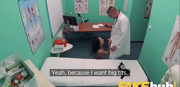  Fake Hospital Tattooed hottie squirts and orgasms whilst fucking czech cock